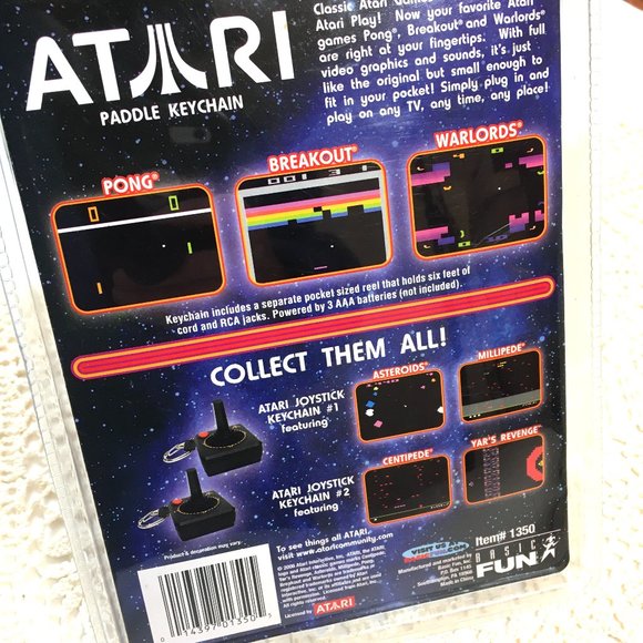 Atari Keychain Pong/Breakout/Warlords Vtg  2006 - Picture 10 of 12
